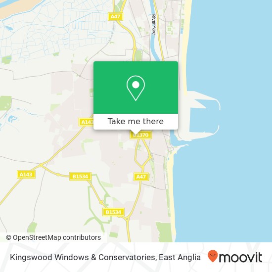 Kingswood Windows & Conservatories map