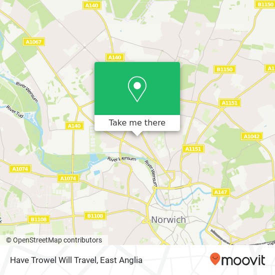Have Trowel Will Travel map