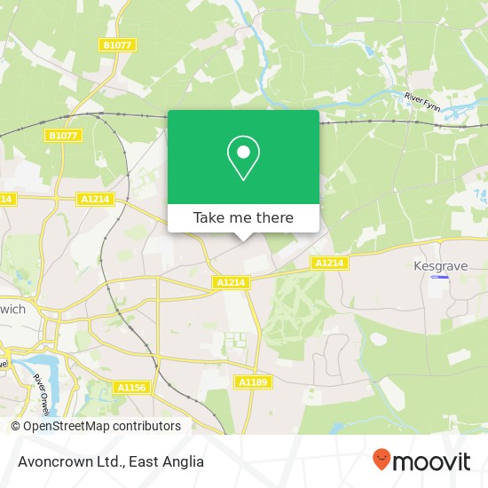 Avoncrown Ltd. map