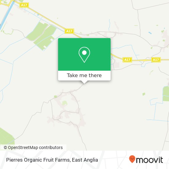 Pierres Organic Fruit Farms map