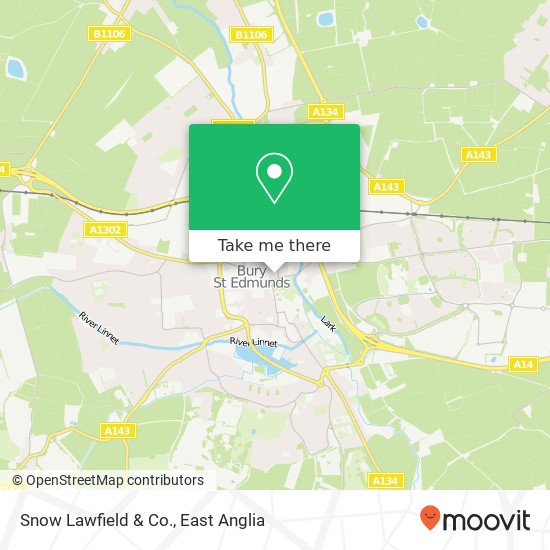 Snow Lawfield & Co. map