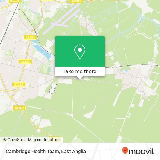 Cambridge Health Team map