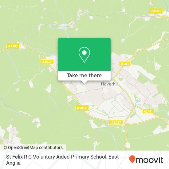 St Felix R C Voluntary Aided Primary School map