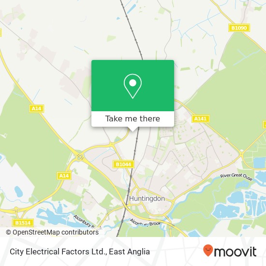 City Electrical Factors Ltd. map