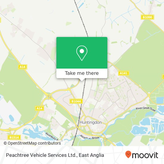 Peachtree Vehicle Services Ltd. map