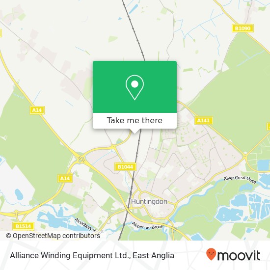Alliance Winding Equipment Ltd. map