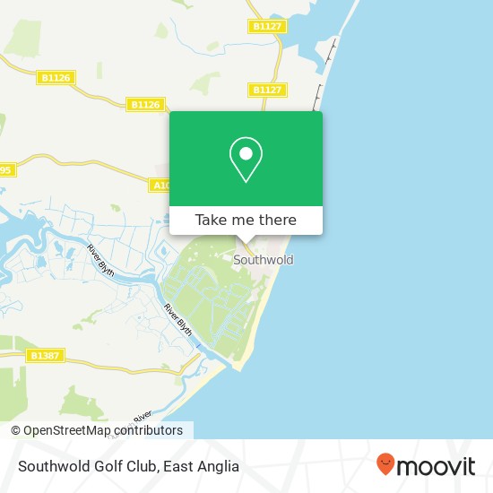 Southwold Golf Club map