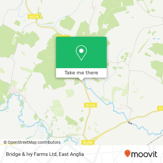 Bridge & Ivy Farms Ltd map