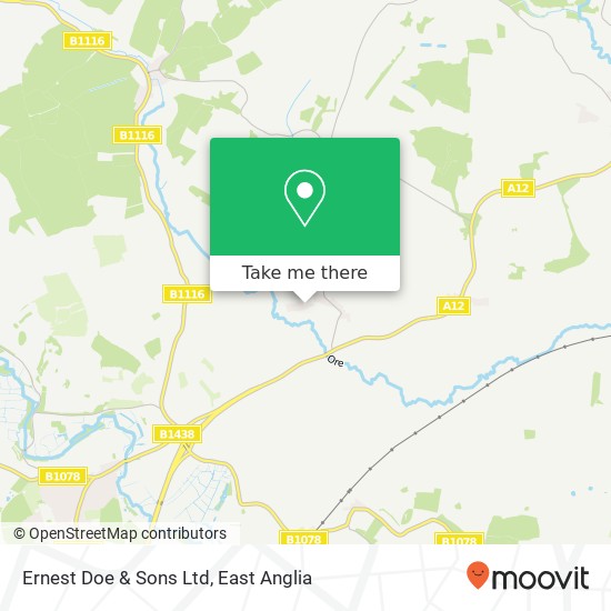 Ernest Doe & Sons Ltd map