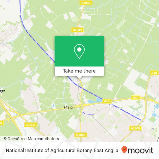 National Institute of Agricultural Botany map