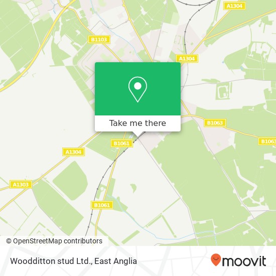Woodditton stud Ltd. map