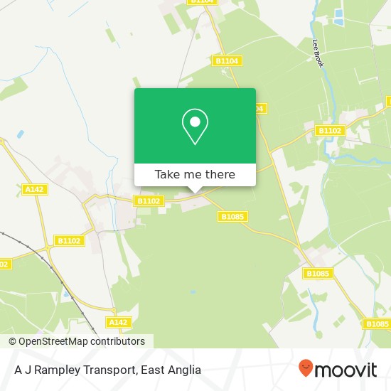 A J Rampley Transport map