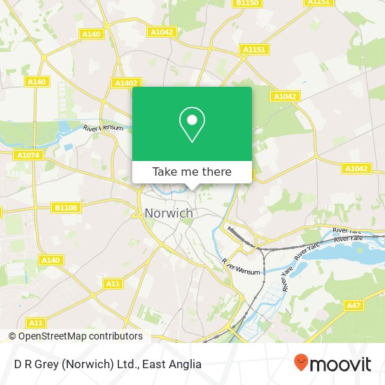 D R Grey (Norwich) Ltd. map