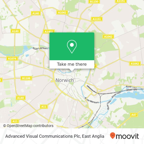 Advanced Visual Communications Plc map