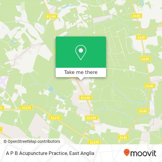 A P B Acupuncture Practice map