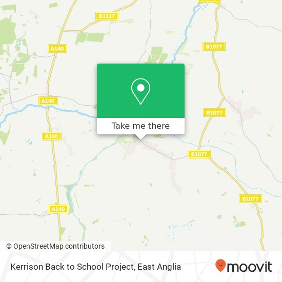 Kerrison Back to School Project map