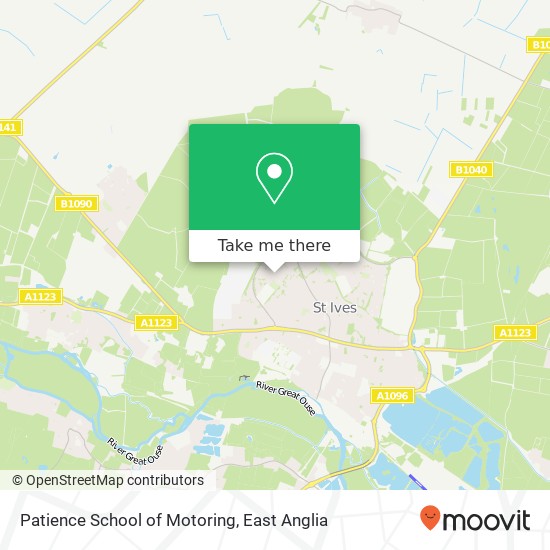 Patience School of Motoring map