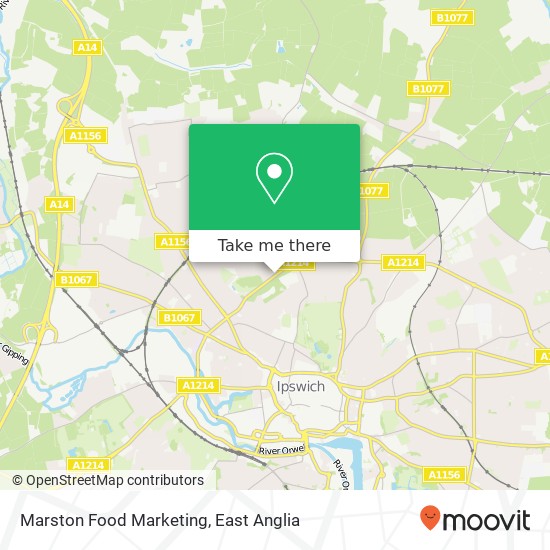 Marston Food Marketing map
