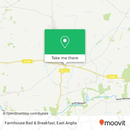 Farmhouse Bed & Breakfast map