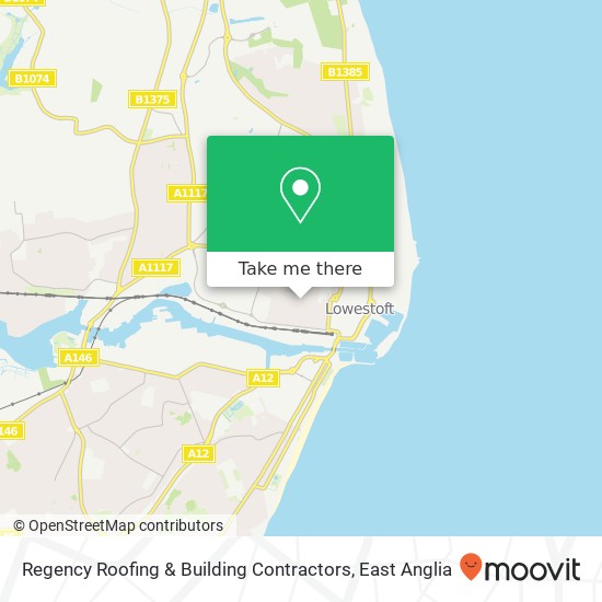 Regency Roofing & Building Contractors map