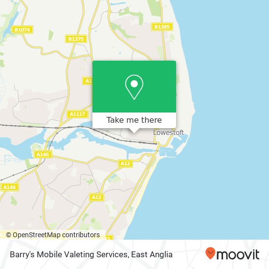 Barry's Mobile Valeting Services map