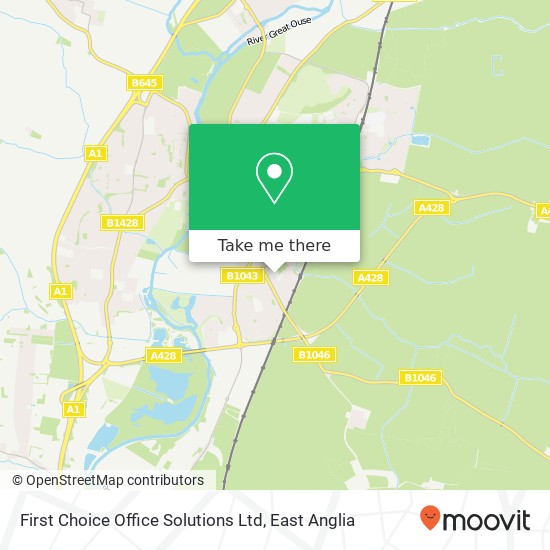 First Choice Office Solutions Ltd map