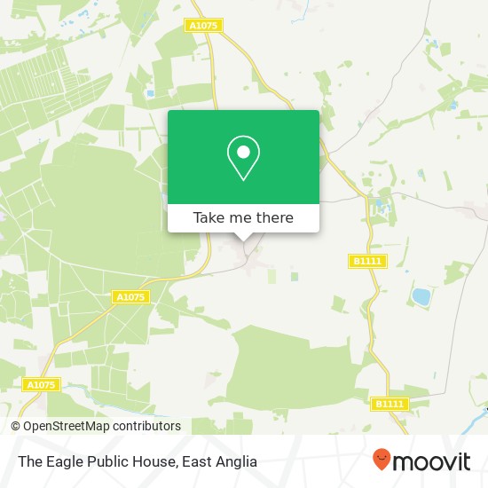 The Eagle Public House map