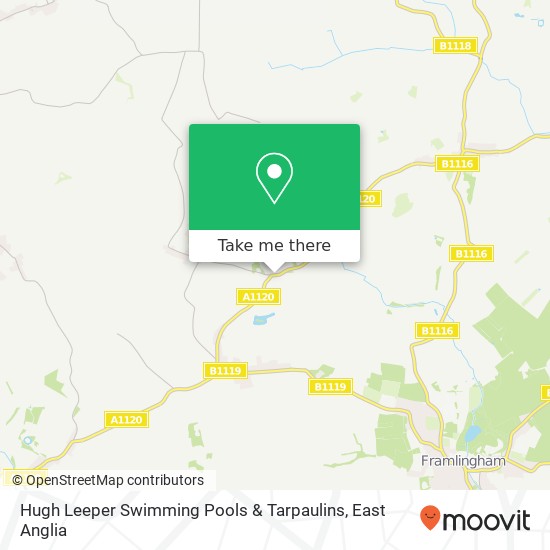 Hugh Leeper Swimming Pools & Tarpaulins map
