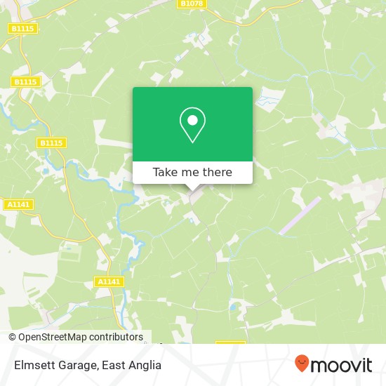 Elmsett Garage map