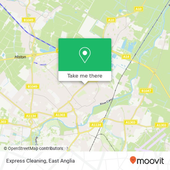 Express Cleaning map