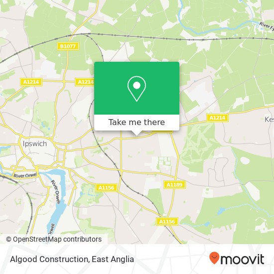 Algood Construction map