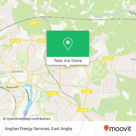Anglian Energy Services map