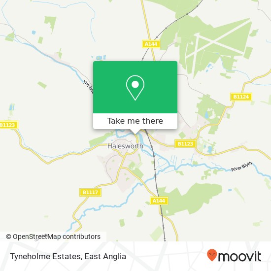 Tyneholme Estates map