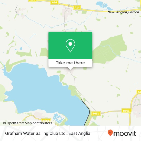 Grafham Water Sailing Club Ltd. map