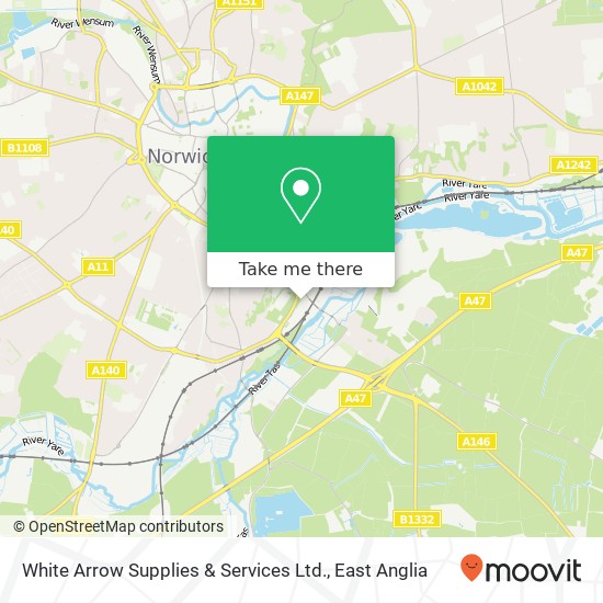 White Arrow Supplies & Services Ltd. map
