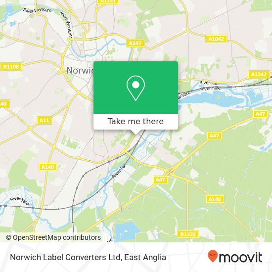 Norwich Label Converters Ltd map