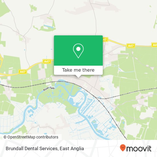 Brundall Dental Services map