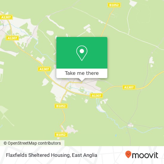 Flaxfields Sheltered Housing map