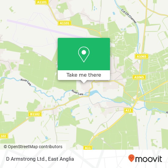 D Armstrong Ltd. map