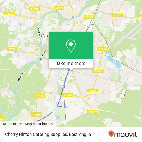 Cherry Hinton Catering Supplies map