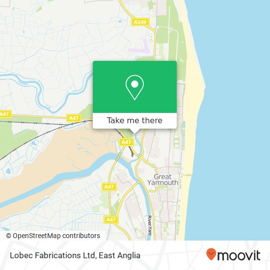Lobec Fabrications Ltd map