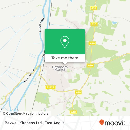 Bexwell Kitchens Ltd. map