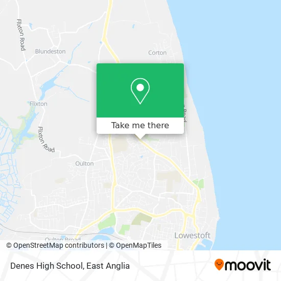 Denes High School map