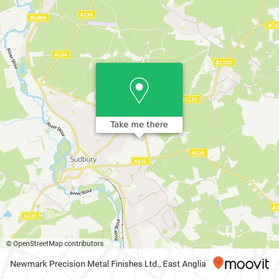 Newmark Precision Metal Finishes Ltd. map