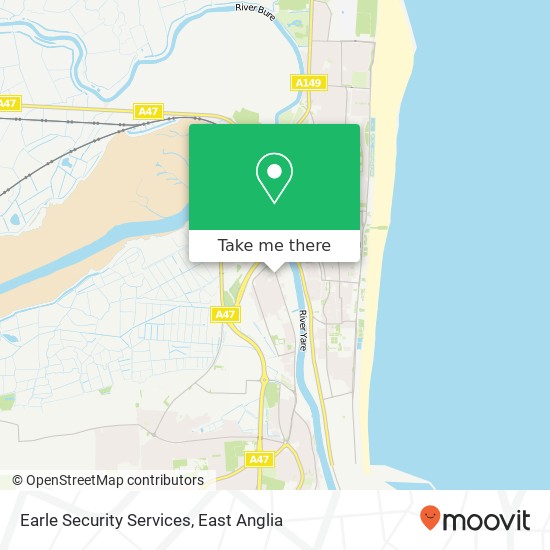 Earle Security Services map