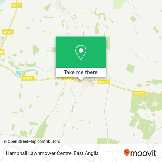 Hempnall Lawnmower Centre map