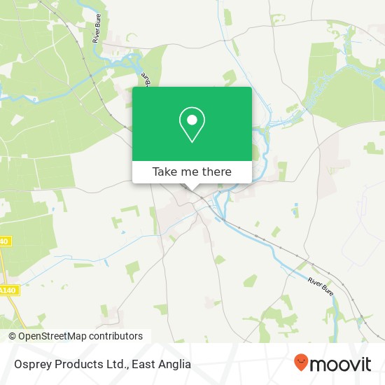 Osprey Products Ltd. map