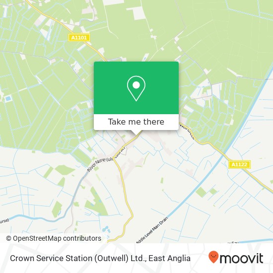 Crown Service Station (Outwell) Ltd. map