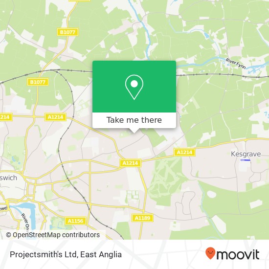 Projectsmith's Ltd map