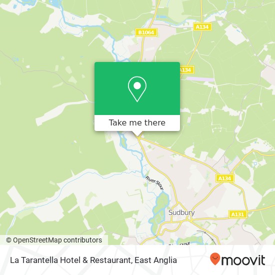 La Tarantella Hotel & Restaurant map